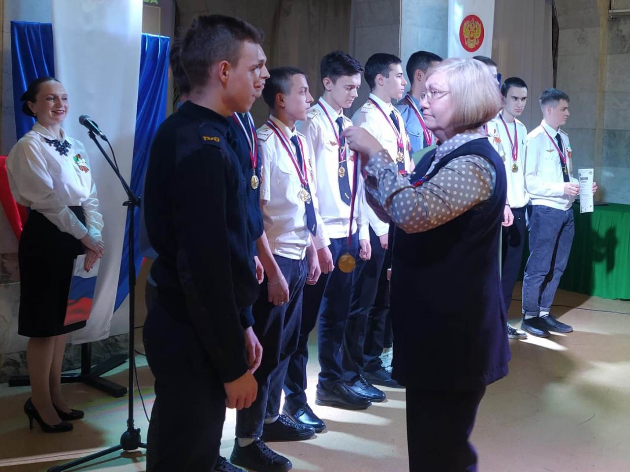 В Ленинском округе состоялось награждение победителей фестиваля «Защитники Отечества».