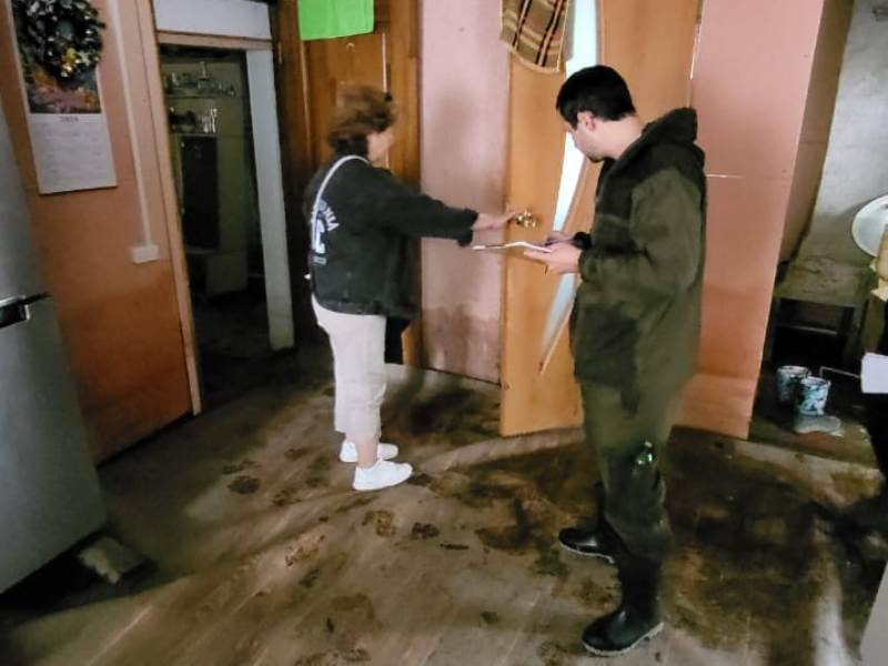 В Кировском округе продолжается комиссионное обследование домов, пострадавших при подтоплении.