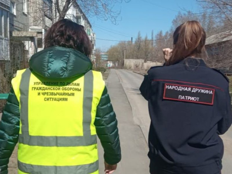В Ленинском округе проведен профилактический рейд «Пожарная безопасность».