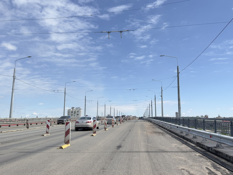 Ленинградский мост после капремонта ждет испытание на прочность.